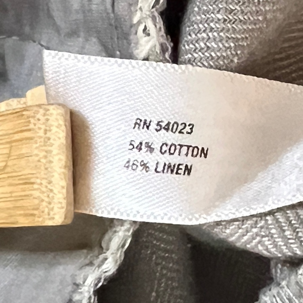GAP Hip Slung fit Light Linen Khaki Beige Pants - Picture 13 of 16